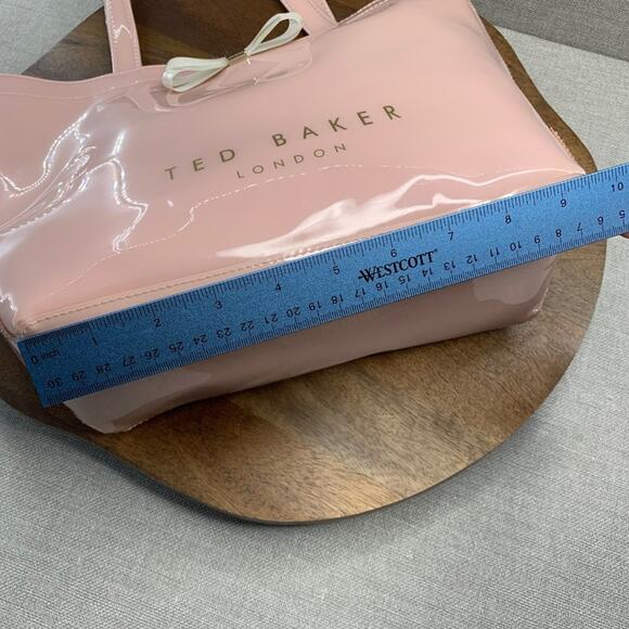 TED BAKER Alacon Shopper Bag in Pale Pink Tote Barbiecore Spring - Picture 13 of 15